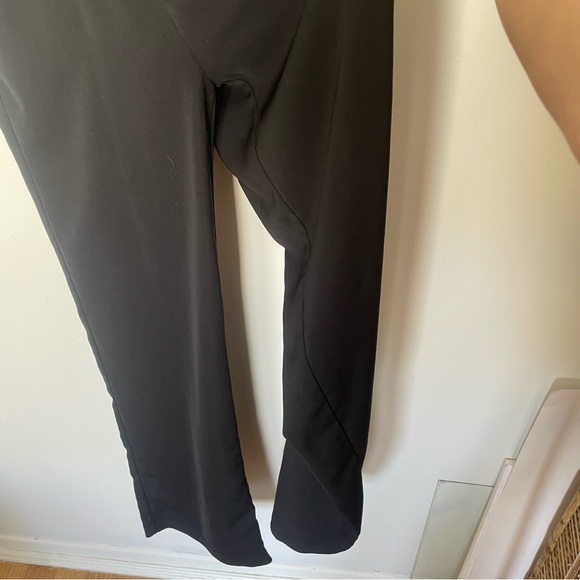 Small Black Pants Suit Jumpsuit Romper Lace Top Dressy Pockets - Picture 6 of 6